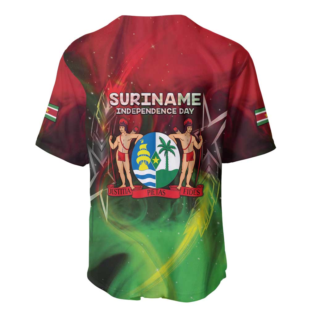 Suriname Independence Day Baseball Jersey Wan Switi Srefidensi Dey - Wonder Print Shop