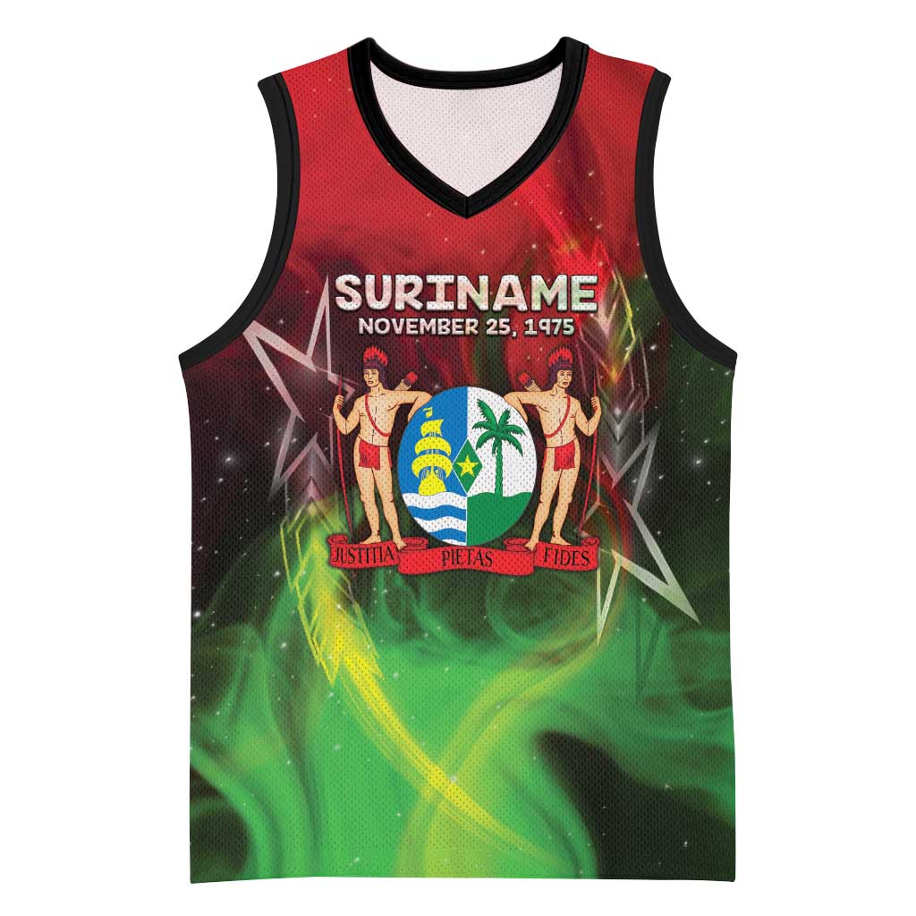 Suriname Independence Day Basketball Jersey Wan Switi Srefidensi Dey - Wonder Print Shop