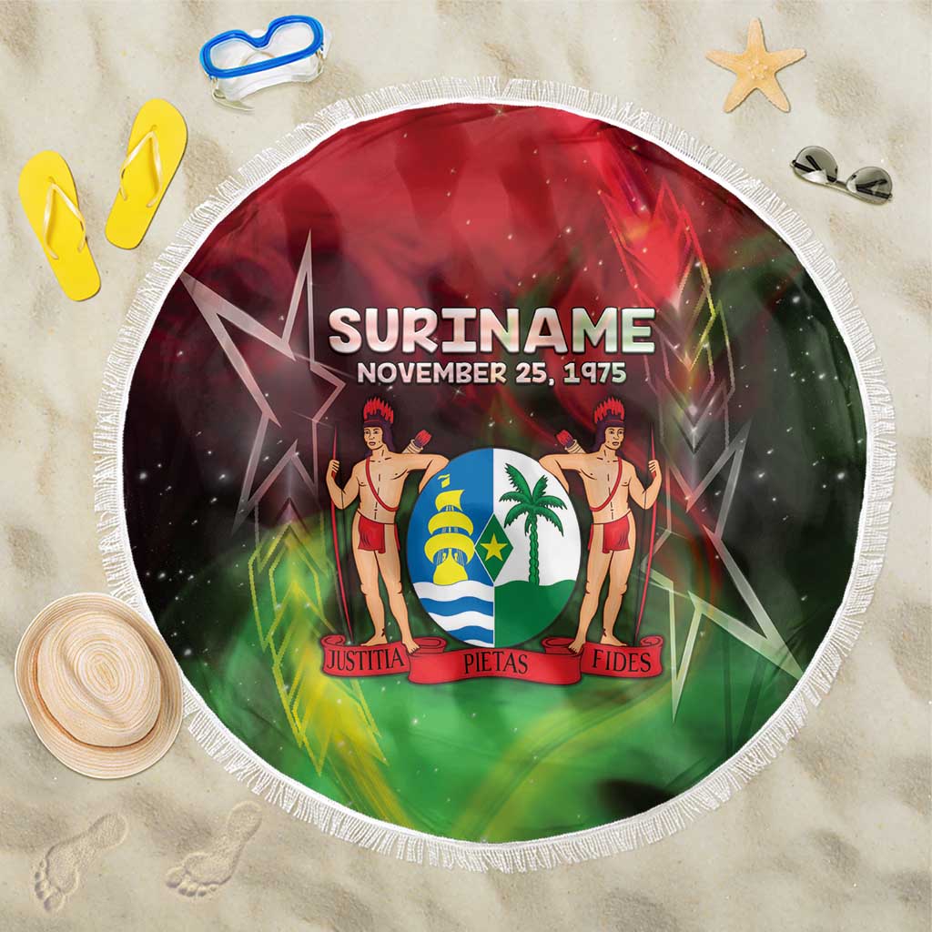 Suriname Independence Day Beach Blanket Wan Switi Srefidensi Dey - Wonder Print Shop