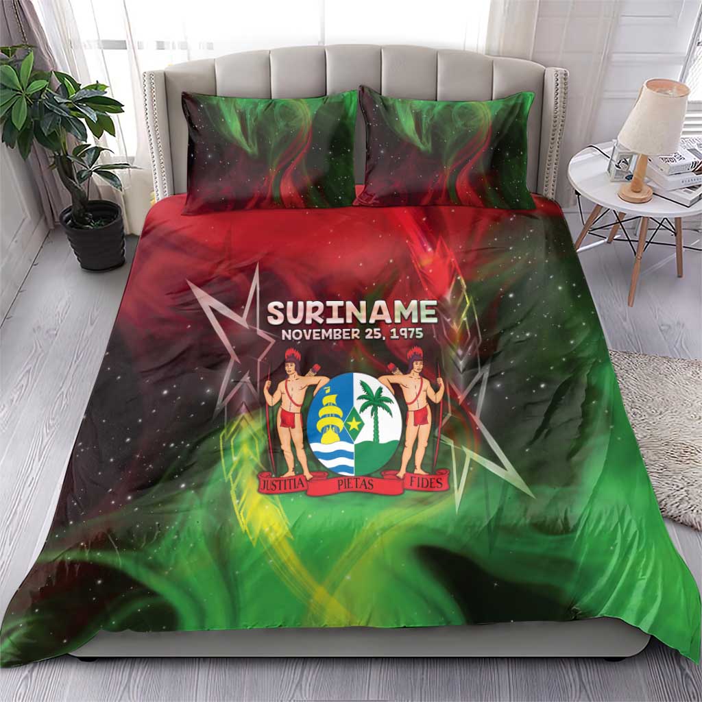 Suriname Independence Day Bedding Set Wan Switi Srefidensi Dey - Wonder Print Shop