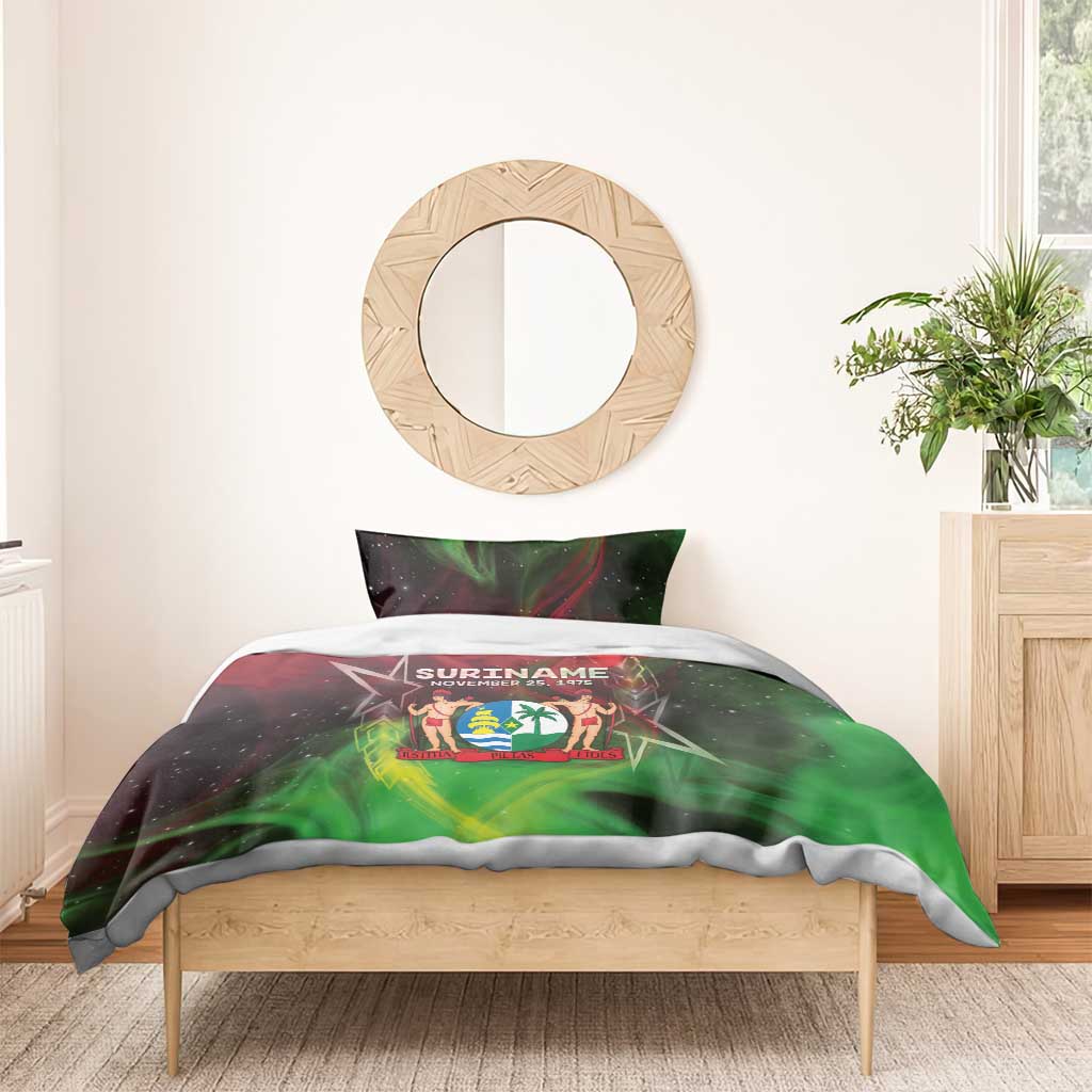 Suriname Independence Day Bedding Set Wan Switi Srefidensi Dey - Wonder Print Shop