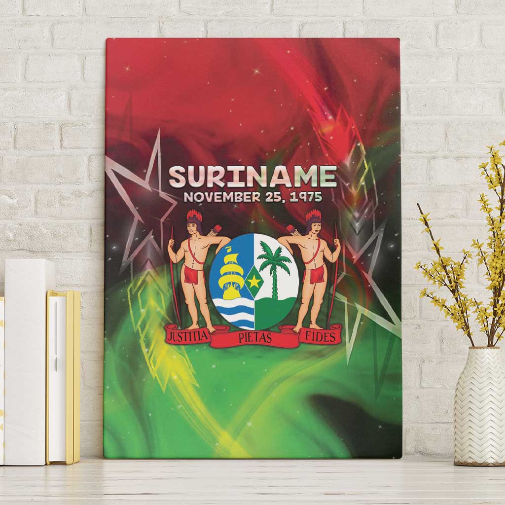 Suriname Independence Day Canvas Wall Art Wan Switi Srefidensi Dey - Wonder Print Shop