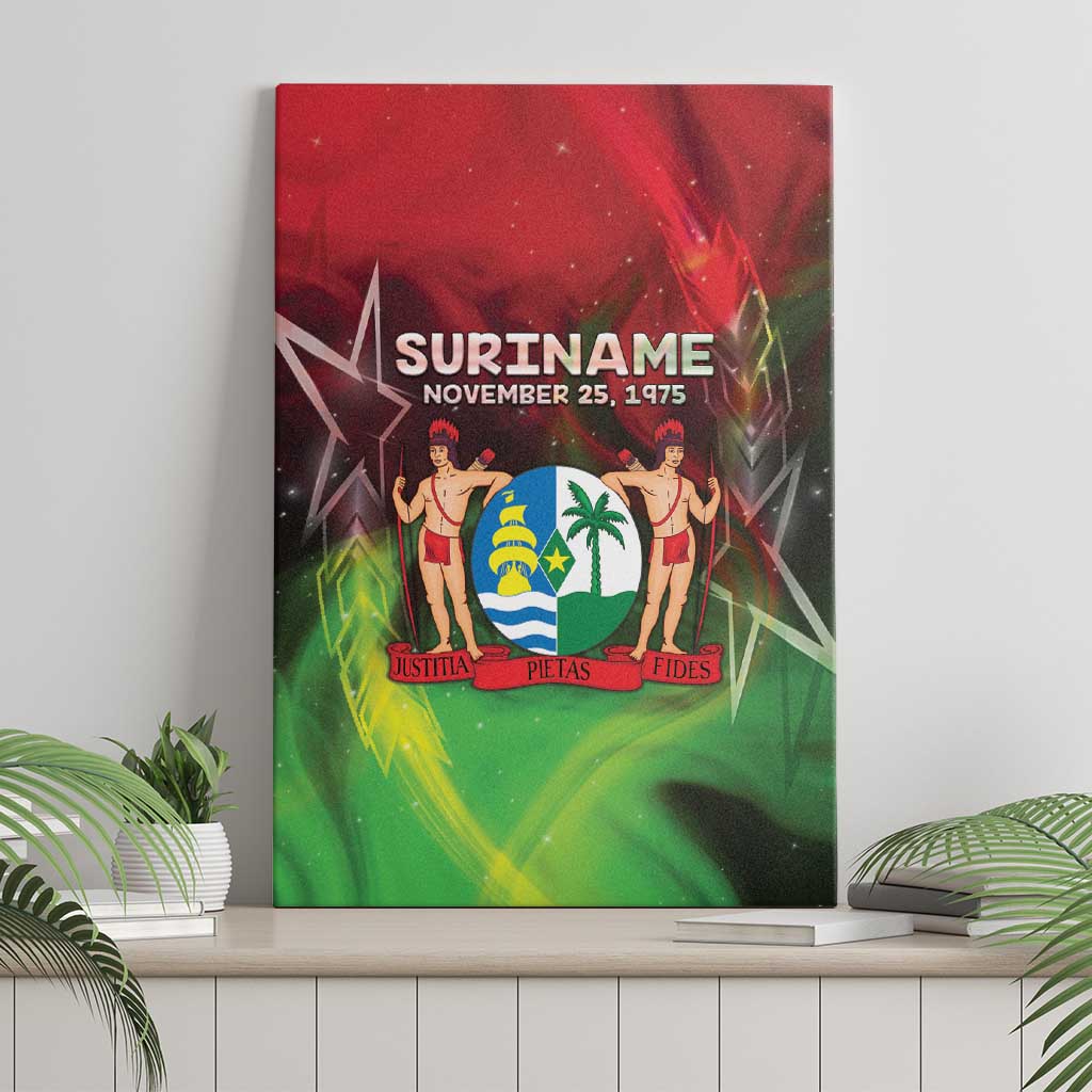 Suriname Independence Day Canvas Wall Art Wan Switi Srefidensi Dey - Wonder Print Shop