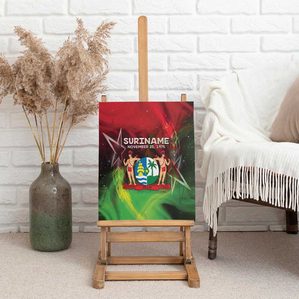 Suriname Independence Day Canvas Wall Art Wan Switi Srefidensi Dey - Wonder Print Shop
