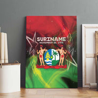 Suriname Independence Day Canvas Wall Art Wan Switi Srefidensi Dey - Wonder Print Shop