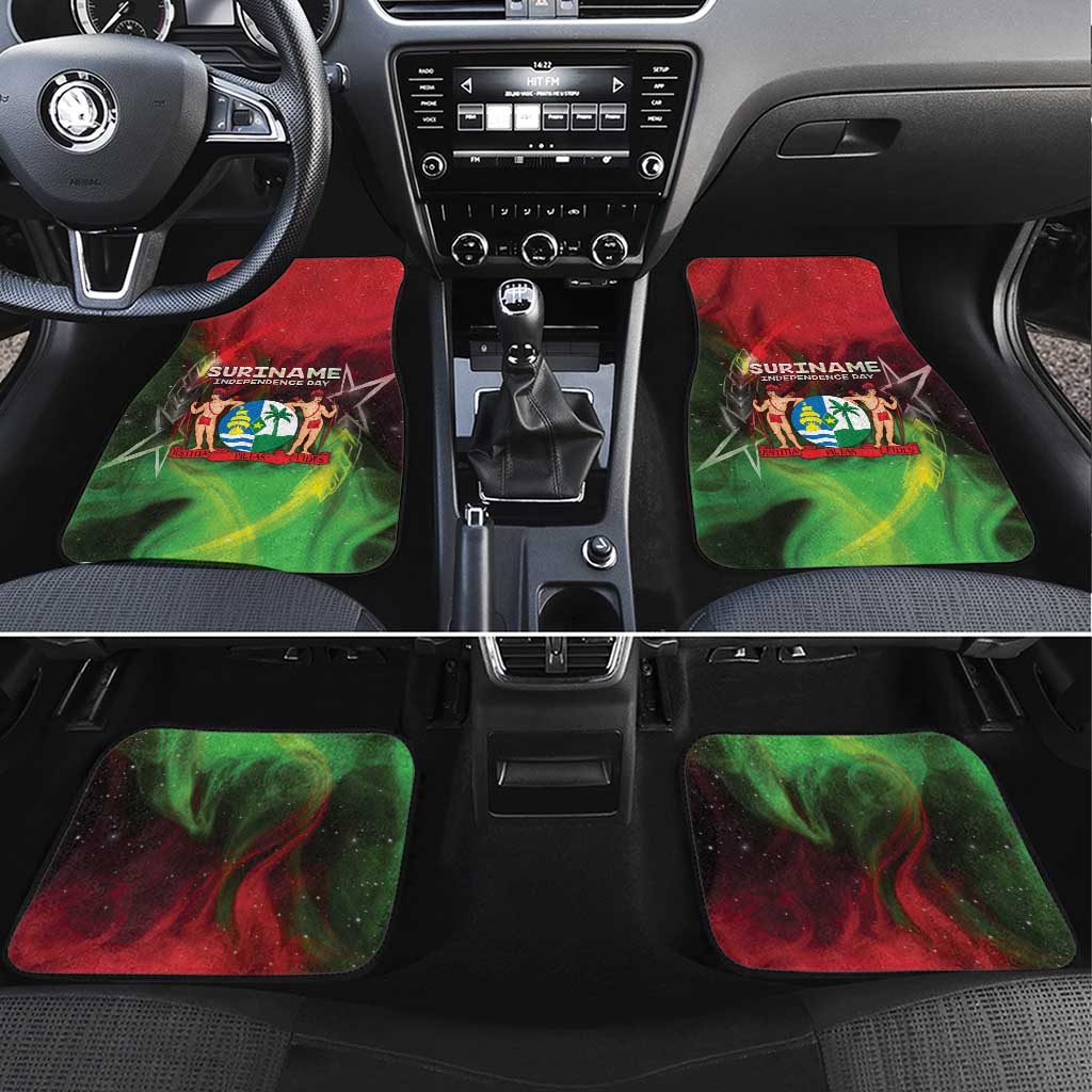 Suriname Independence Day Car Mats Wan Switi Srefidensi Dey - Wonder Print Shop