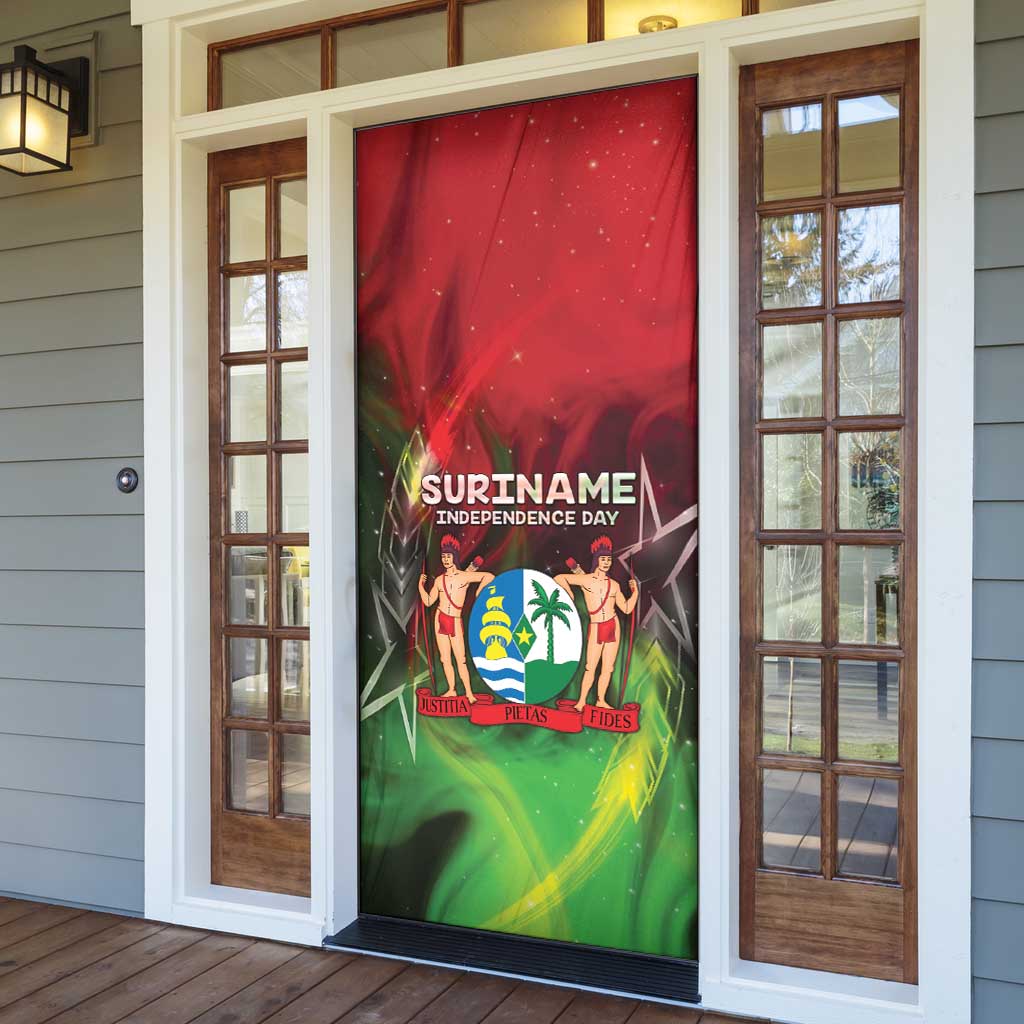 Suriname Independence Day Door Cover Wan Switi Srefidensi Dey - Wonder Print Shop