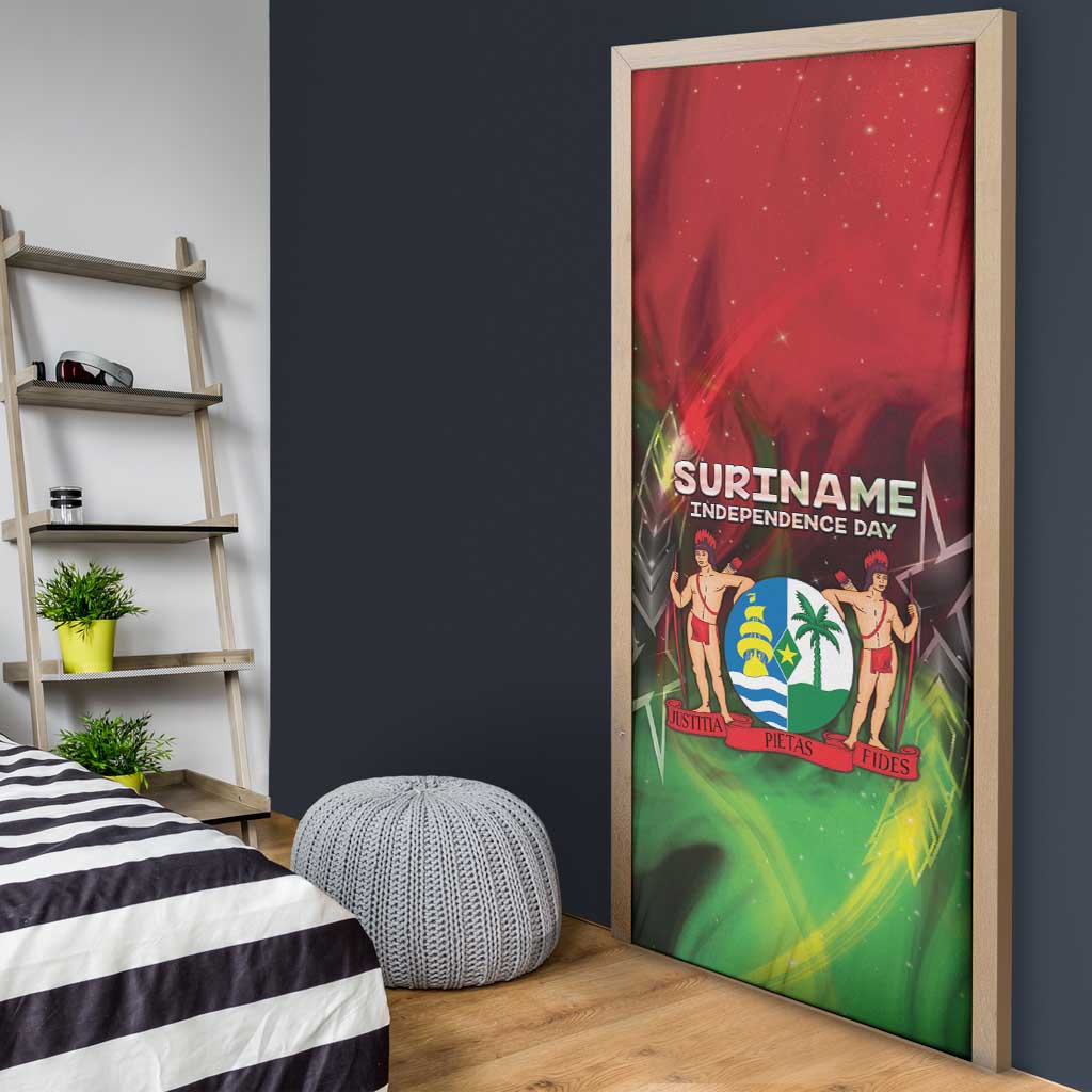 Suriname Independence Day Door Cover Wan Switi Srefidensi Dey - Wonder Print Shop