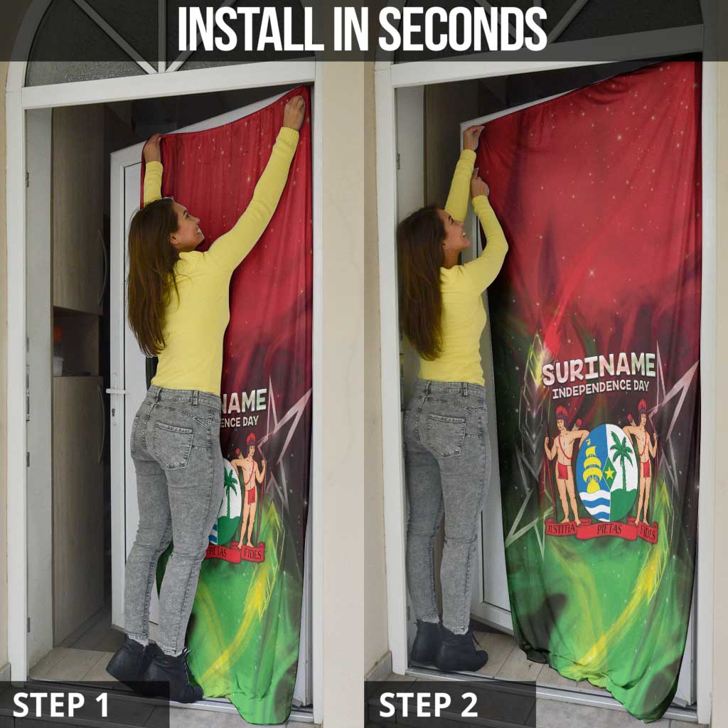 Suriname Independence Day Door Cover Wan Switi Srefidensi Dey - Wonder Print Shop
