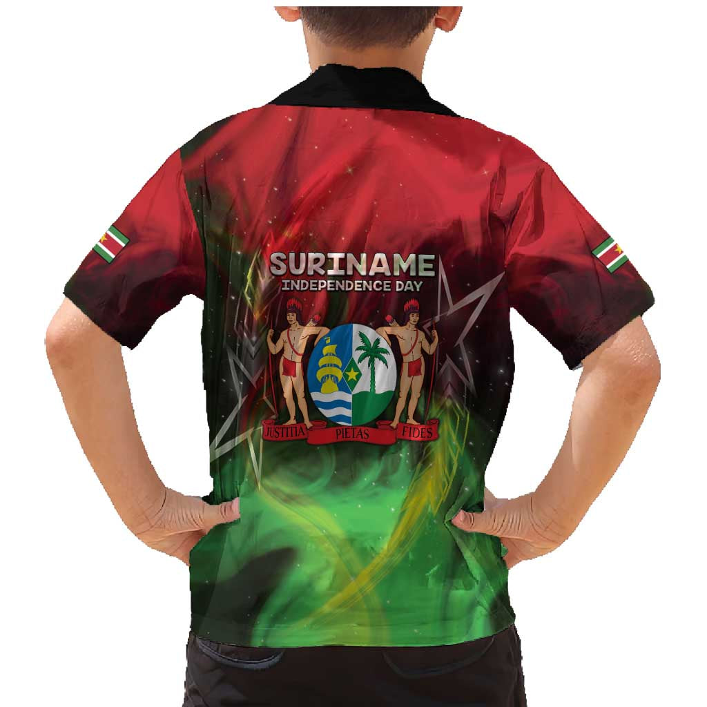 Suriname Independence Day Family Matching Mermaid Dress and Hawaiian Shirt Wan Switi Srefidensi Dey - Wonder Print Shop