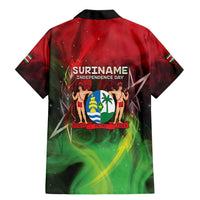 Suriname Independence Day Family Matching Mermaid Dress and Hawaiian Shirt Wan Switi Srefidensi Dey - Wonder Print Shop