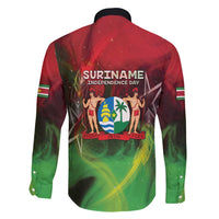 Suriname Independence Day Family Matching Mermaid Dress and Hawaiian Shirt Wan Switi Srefidensi Dey - Wonder Print Shop