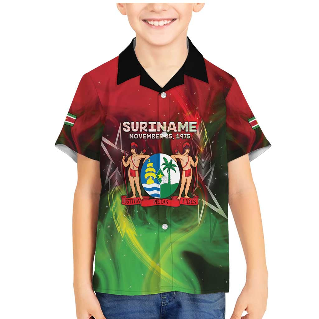 Suriname Independence Day Family Matching Mermaid Dress and Hawaiian Shirt Wan Switi Srefidensi Dey - Wonder Print Shop