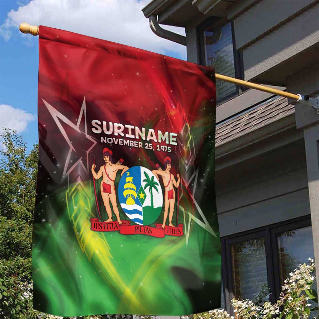 Suriname Independence Day Garden Flag Wan Switi Srefidensi Dey - Wonder Print Shop
