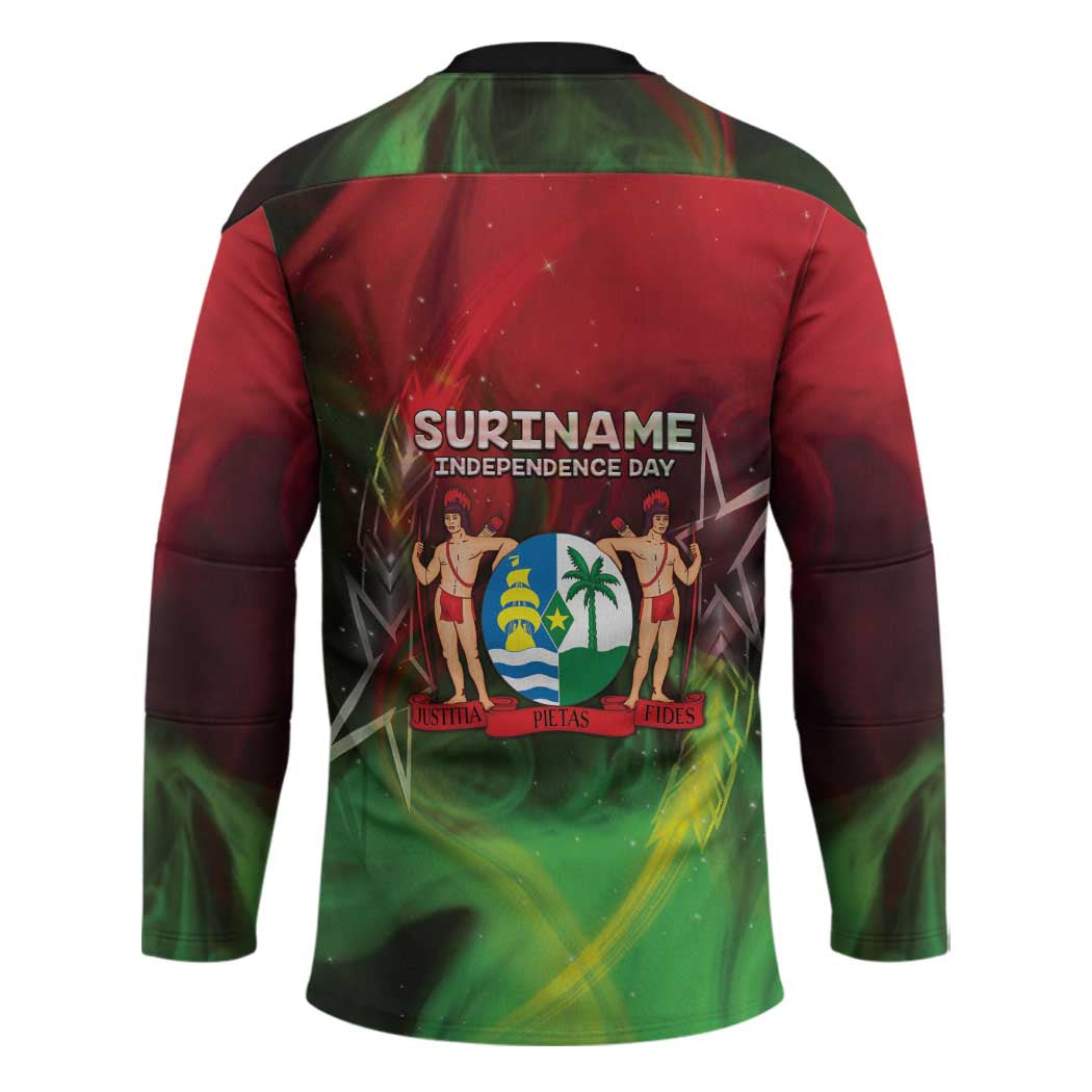 Suriname Independence Day Hockey Jersey Wan Switi Srefidensi Dey - Wonder Print Shop