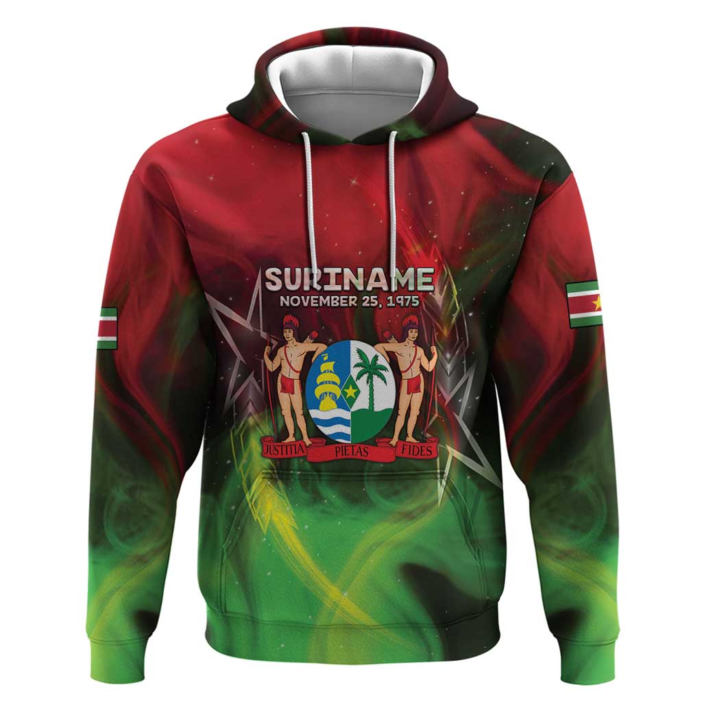 Suriname Independence Day Hoodie Wan Switi Srefidensi Dey - Wonder Print Shop