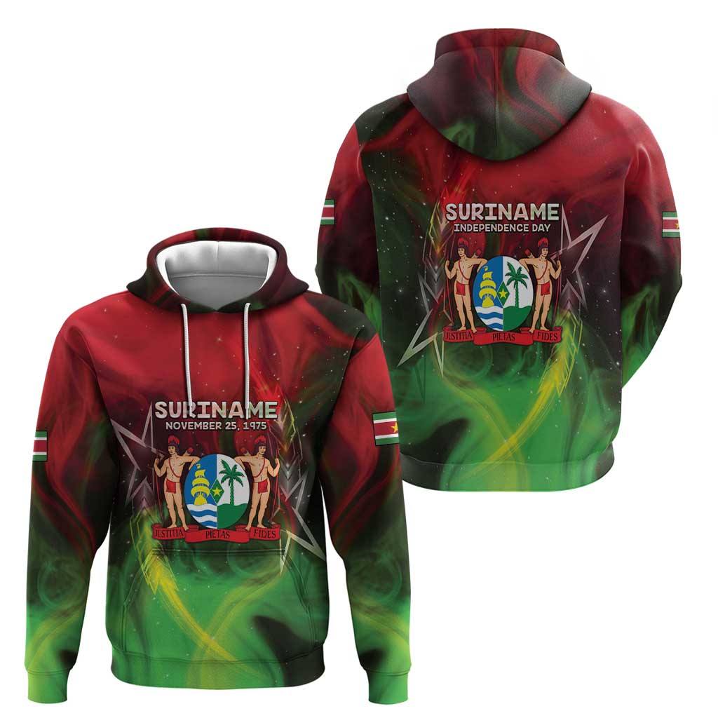 Suriname Independence Day Hoodie Wan Switi Srefidensi Dey - Wonder Print Shop