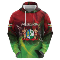 Suriname Independence Day Hoodie Wan Switi Srefidensi Dey - Wonder Print Shop