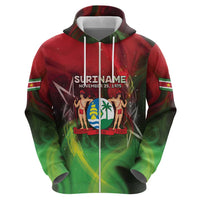 Suriname Independence Day Hoodie Wan Switi Srefidensi Dey - Wonder Print Shop