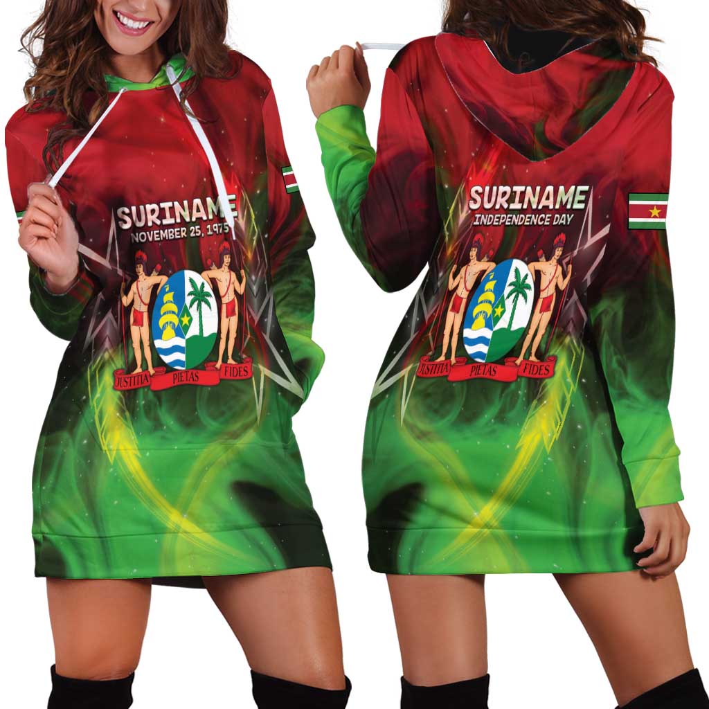 Suriname Independence Day Hoodie Dress Wan Switi Srefidensi Dey - Wonder Print Shop