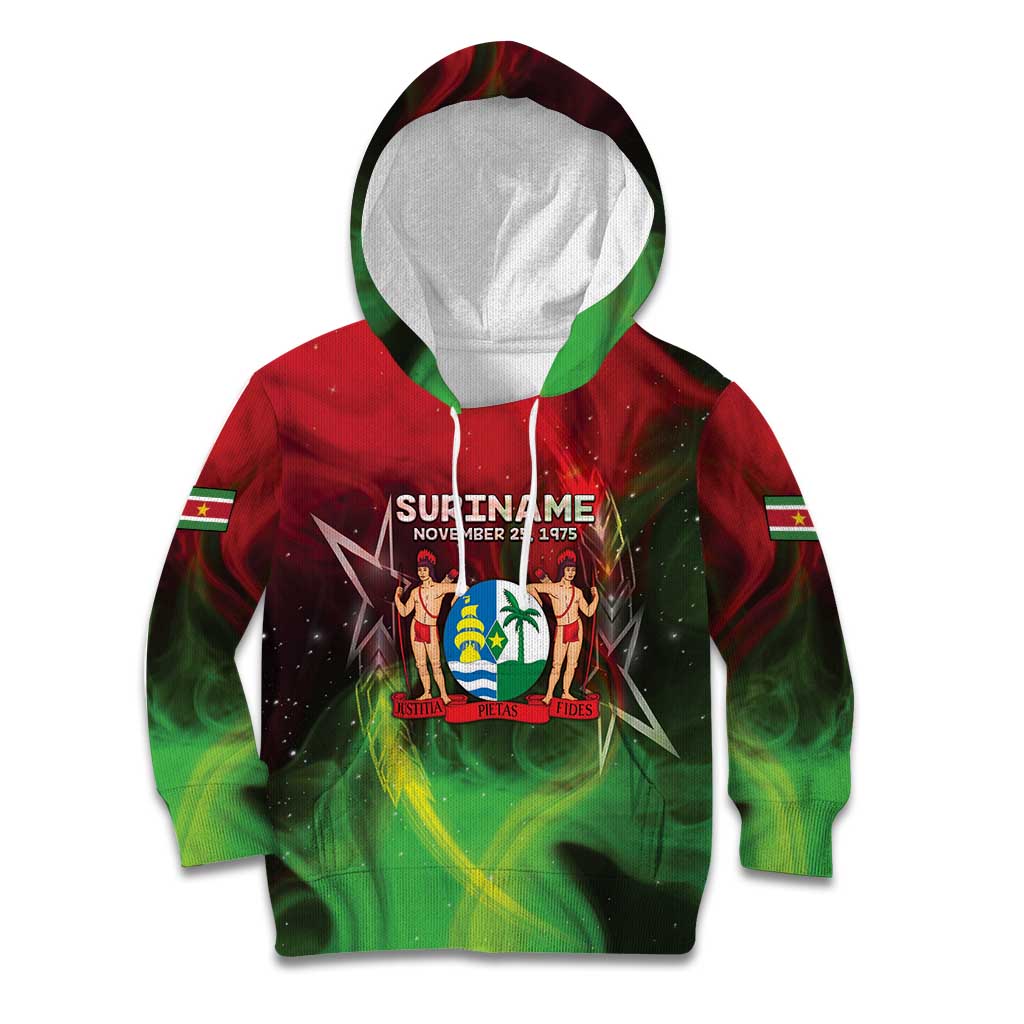 Suriname Independence Day Kid Hoodie Wan Switi Srefidensi Dey - Wonder Print Shop
