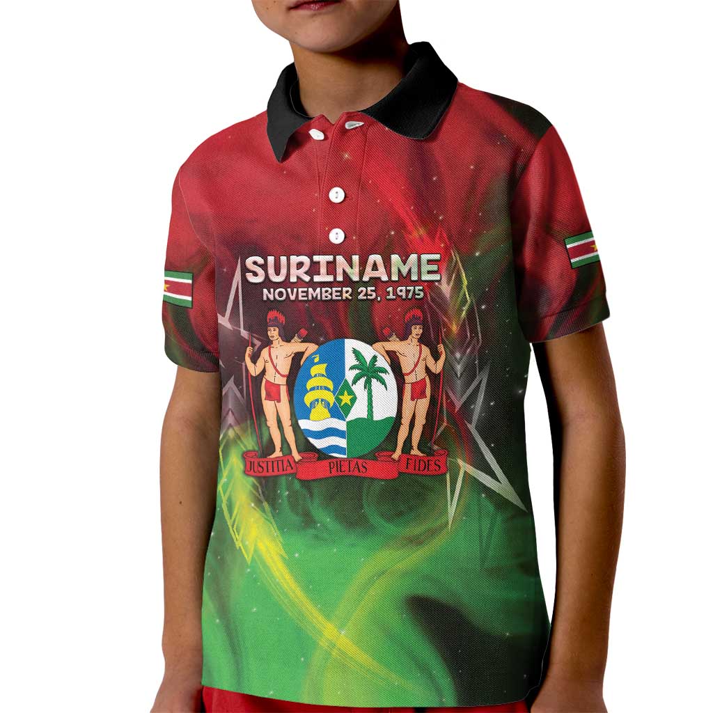 Suriname Independence Day Kid Polo Shirt Wan Switi Srefidensi Dey - Wonder Print Shop
