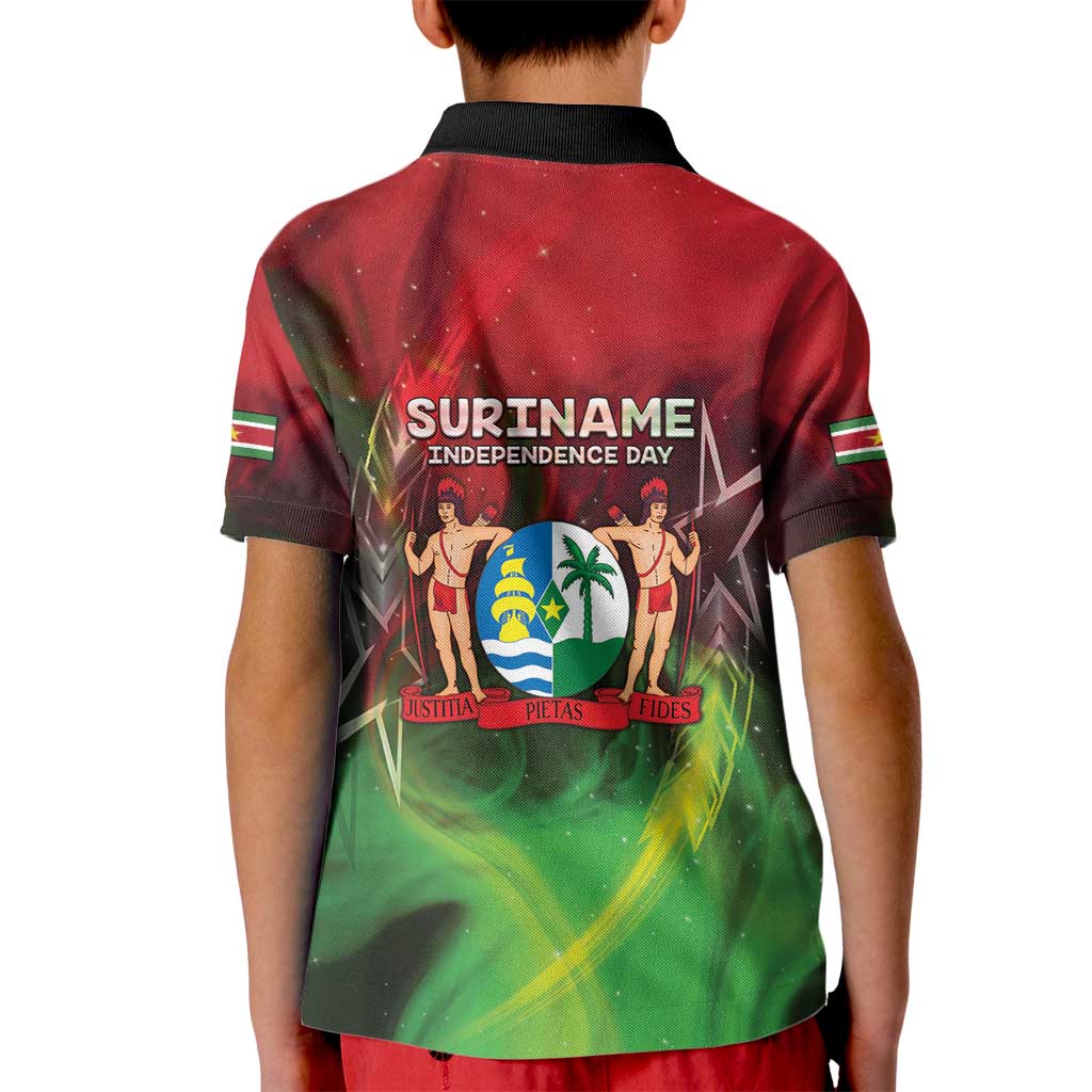 Suriname Independence Day Kid Polo Shirt Wan Switi Srefidensi Dey - Wonder Print Shop