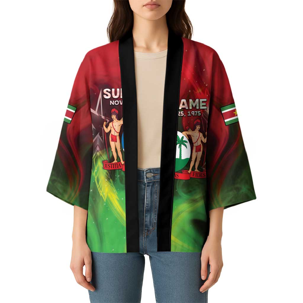 Suriname Independence Day Kimono Wan Switi Srefidensi Dey - Wonder Print Shop