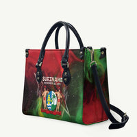 Suriname Independence Day Leather Bag Wan Switi Srefidensi Dey - Wonder Print Shop