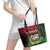 Suriname Independence Day Leather Tote Bag Wan Switi Srefidensi Dey - Wonder Print Shop