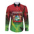 Suriname Independence Day Long Sleeve Button Shirt Wan Switi Srefidensi Dey - Wonder Print Shop