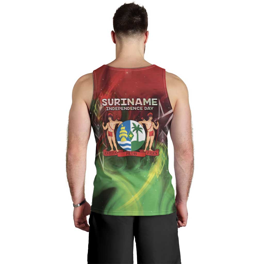 Suriname Independence Day Men Tank Top Wan Switi Srefidensi Dey - Wonder Print Shop