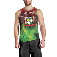 Suriname Independence Day Men Tank Top Wan Switi Srefidensi Dey - Wonder Print Shop