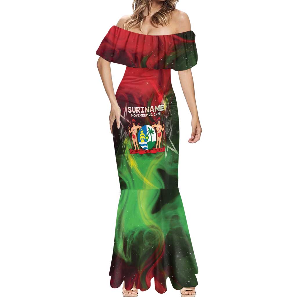 Suriname Independence Day Mermaid Dress Wan Switi Srefidensi Dey - Wonder Print Shop