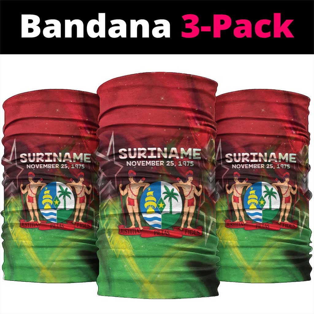 Suriname Independence Day Neck Gaiter Wan Switi Srefidensi Dey - Wonder Print Shop