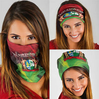Suriname Independence Day Neck Gaiter Wan Switi Srefidensi Dey - Wonder Print Shop