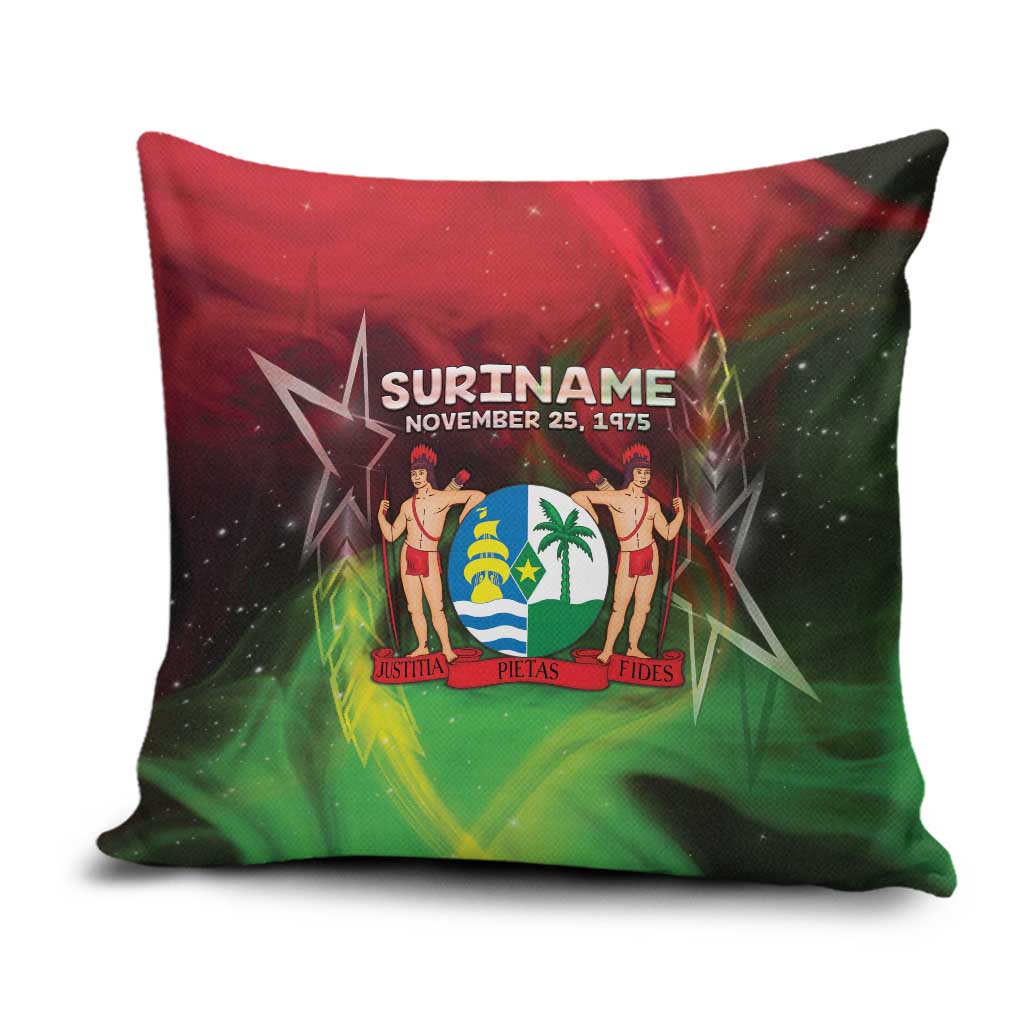 Suriname Independence Day Pillow Cover Wan Switi Srefidensi Dey - Wonder Print Shop
