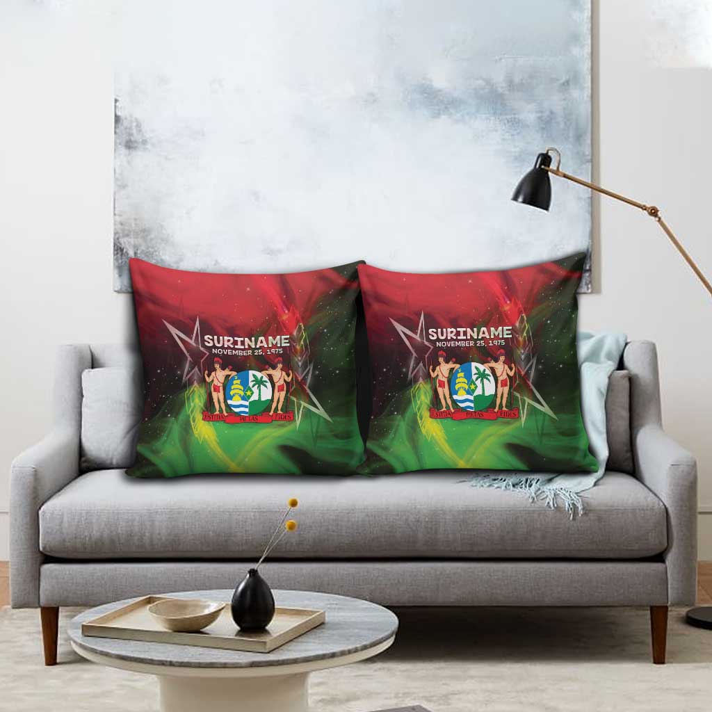 Suriname Independence Day Pillow Cover Wan Switi Srefidensi Dey - Wonder Print Shop
