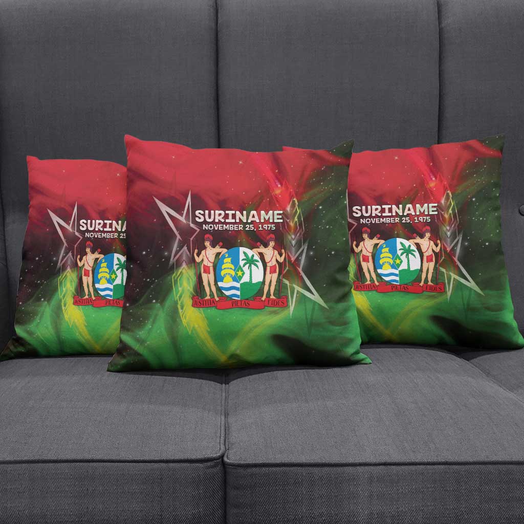 Suriname Independence Day Pillow Cover Wan Switi Srefidensi Dey - Wonder Print Shop