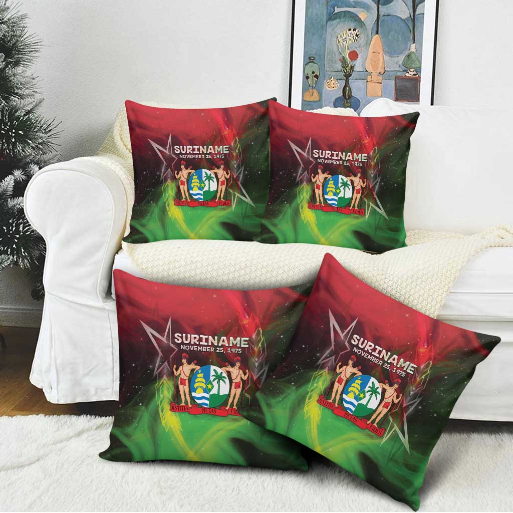 Suriname Independence Day Pillow Cover Wan Switi Srefidensi Dey - Wonder Print Shop