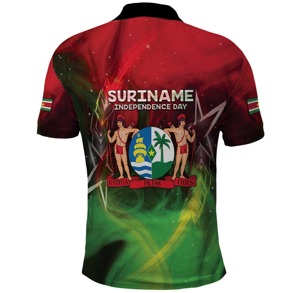 Suriname Independence Day Polo Shirt Wan Switi Srefidensi Dey - Wonder Print Shop