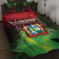 Suriname Independence Day Quilt Bed Set Wan Switi Srefidensi Dey - Wonder Print Shop