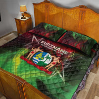 Suriname Independence Day Quilt Bed Set Wan Switi Srefidensi Dey - Wonder Print Shop