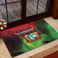 Suriname Independence Day Rubber Doormat Wan Switi Srefidensi Dey - Wonder Print Shop