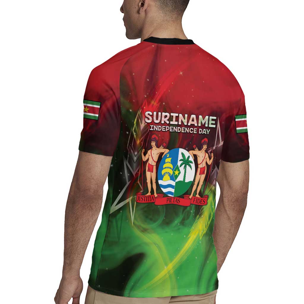 Suriname Independence Day Rugby Jersey Wan Switi Srefidensi Dey - Wonder Print Shop