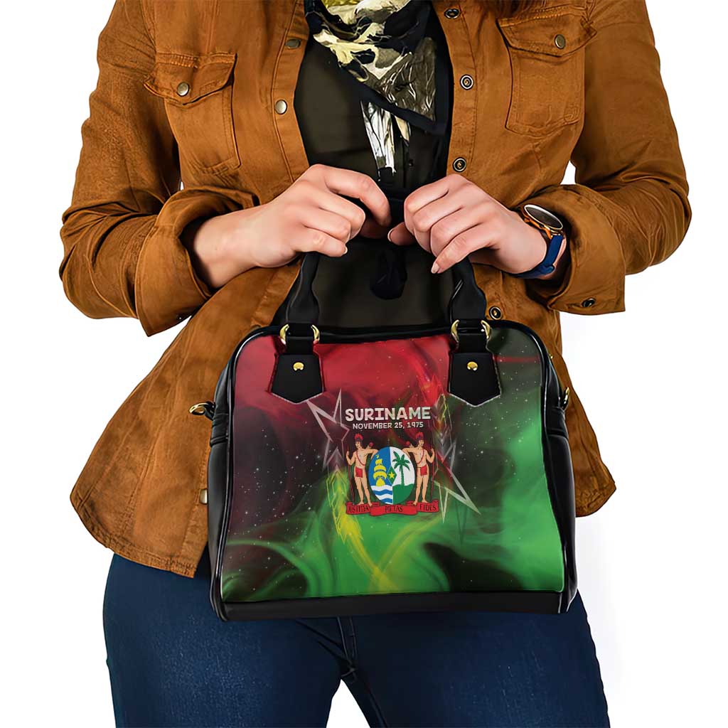Suriname Independence Day Shoulder Handbag Wan Switi Srefidensi Dey - Wonder Print Shop