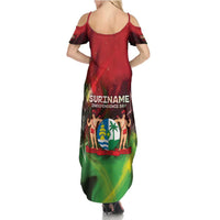 Suriname Independence Day Summer Maxi Dress Wan Switi Srefidensi Dey - Wonder Print Shop