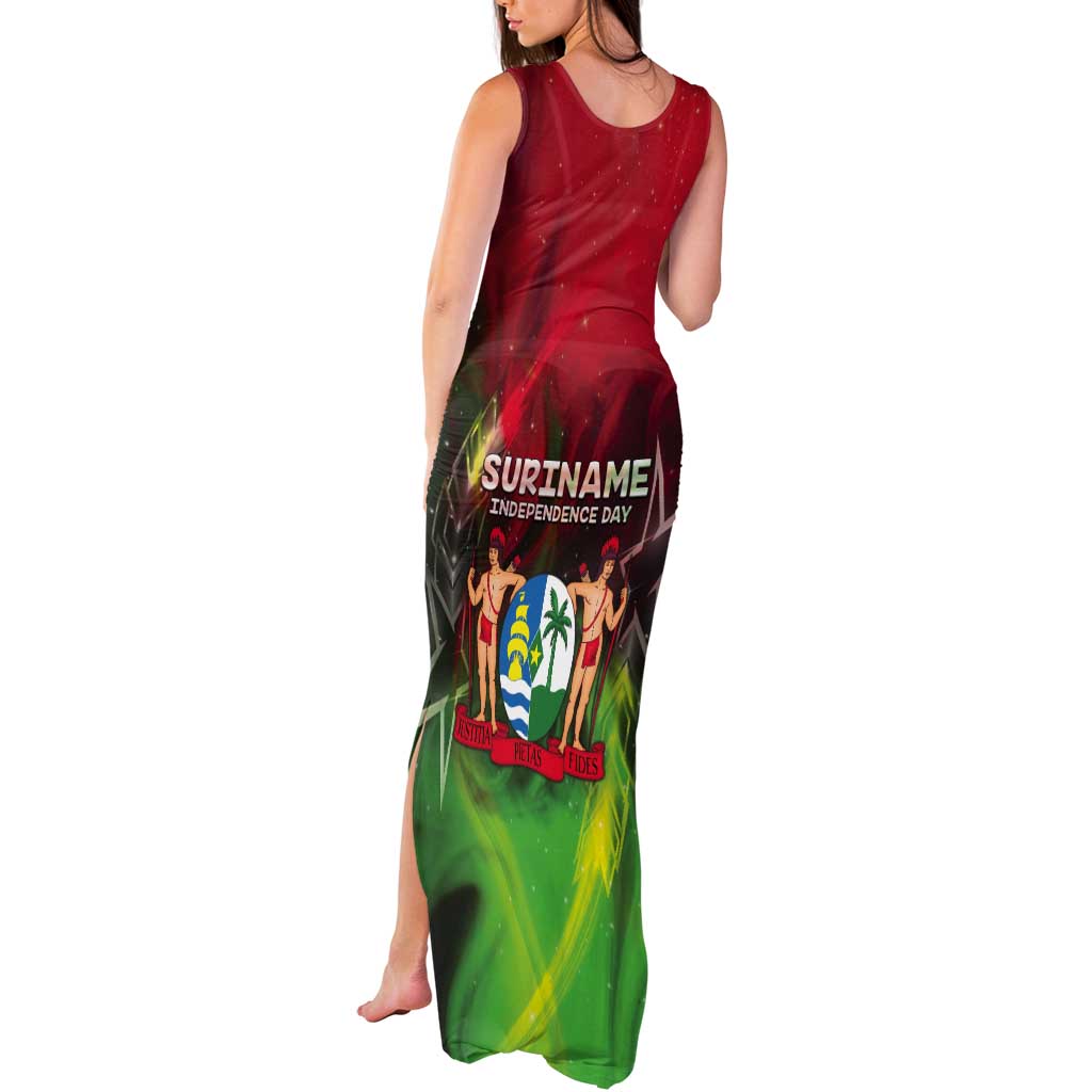 Suriname Independence Day Tank Maxi Dress Wan Switi Srefidensi Dey - Wonder Print Shop