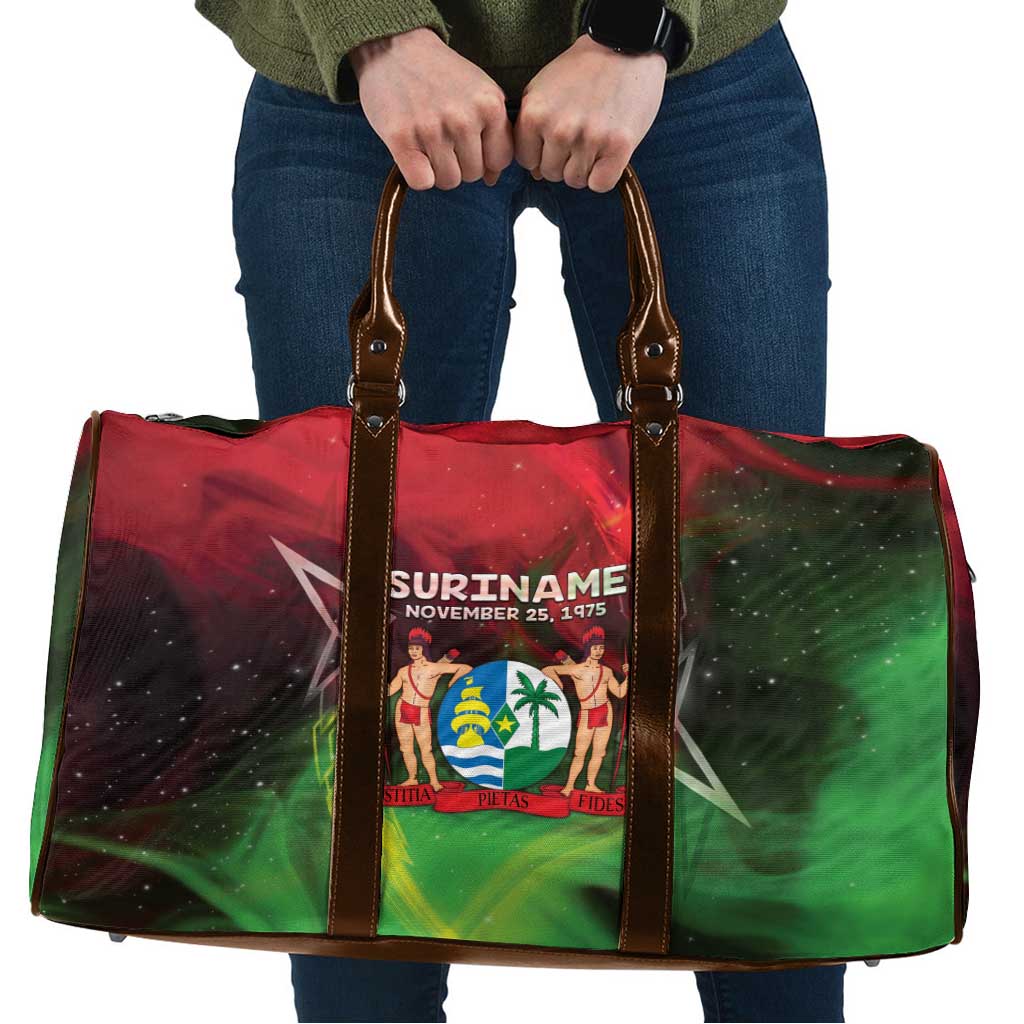 Suriname Independence Day Travel Bag Wan Switi Srefidensi Dey - Wonder Print Shop