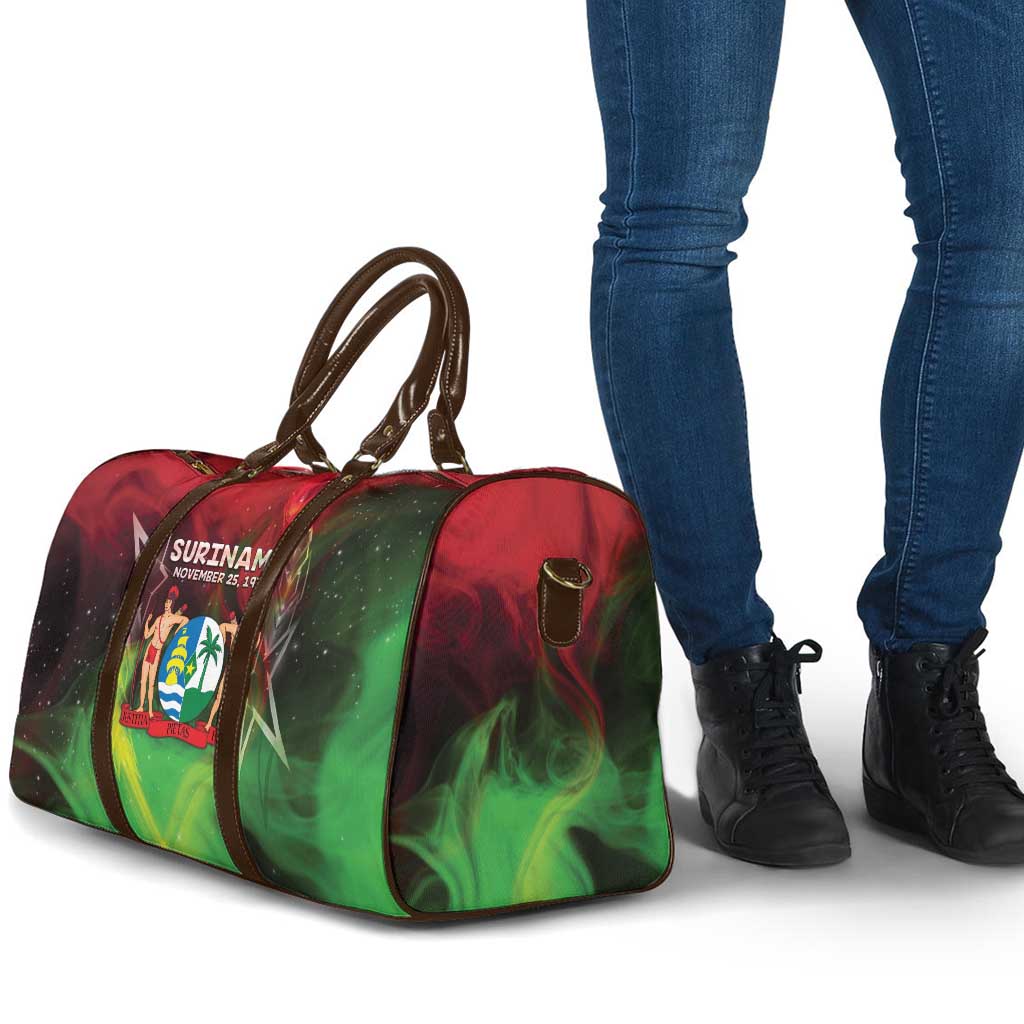 Suriname Independence Day Travel Bag Wan Switi Srefidensi Dey - Wonder Print Shop